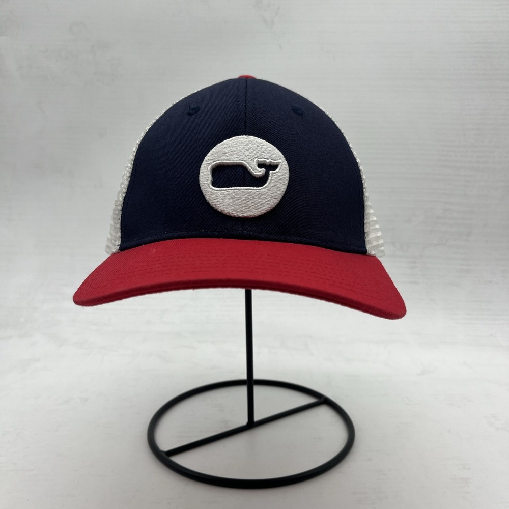 Vineyard Vines Hat Adult One Size Blue Embroidered Logo Adjustable Snapback